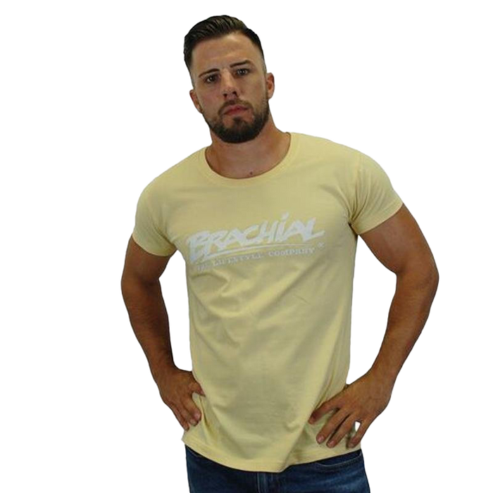 Brachial T-Shirt Sign - Ivory/White