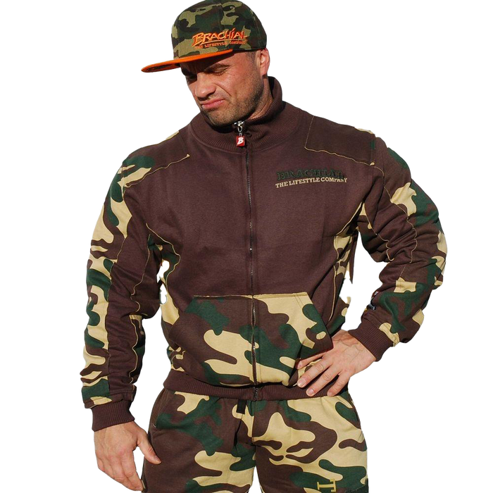 Brachial Zip Sweater Fuel - Camo