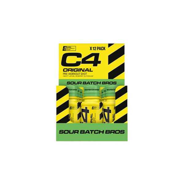 Cellucor C4 Energy Shot 12 x 60ml - Sour Batch Bros - Sports Supplements at MySupplementShop by Cellucor