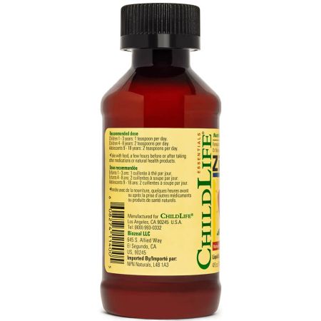 ChildLife Essentials Zinc Plus Liquid 4oz (118ml) Mango/Strawberry Flavour