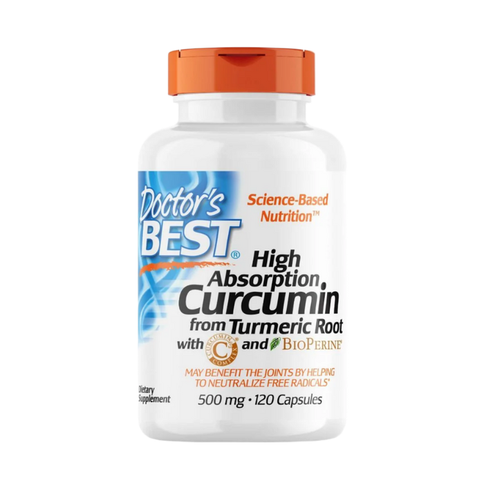 Doctor's Best High Absorption Curcumin 500 mg 120 Capsules