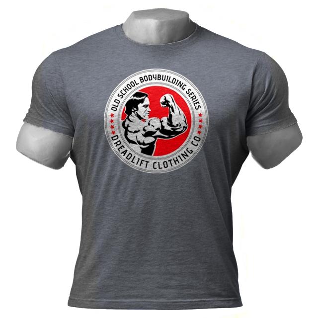 T-shirt de musculation Dreadlift Oldschool - Graphite