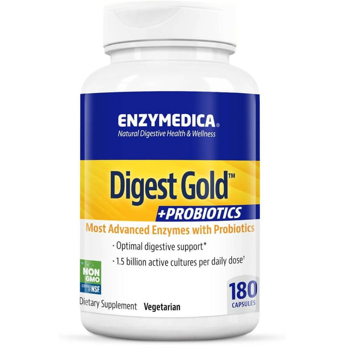 Enzymedica Digest Gold + Probiotics 180 Capsules - Nutritional Supplement at MySupplementShop by Enzymedica