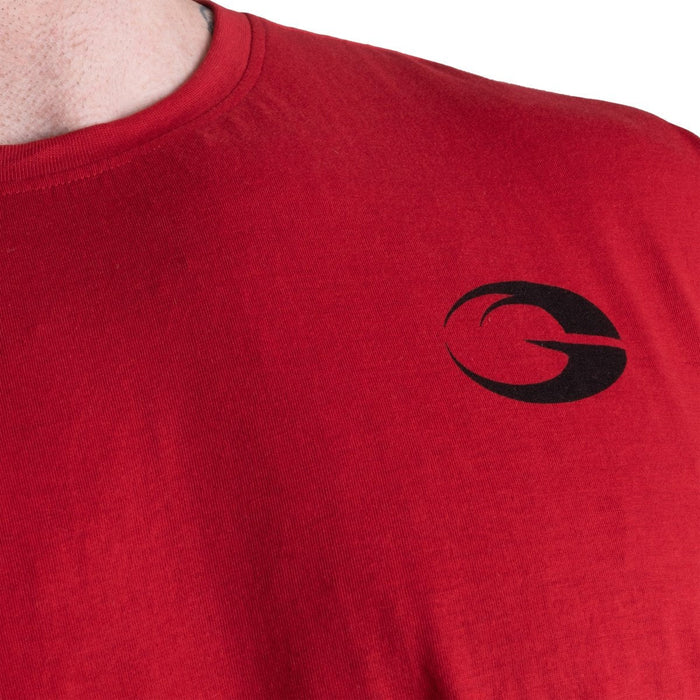 GASP Division Iron Tee Chilli Red