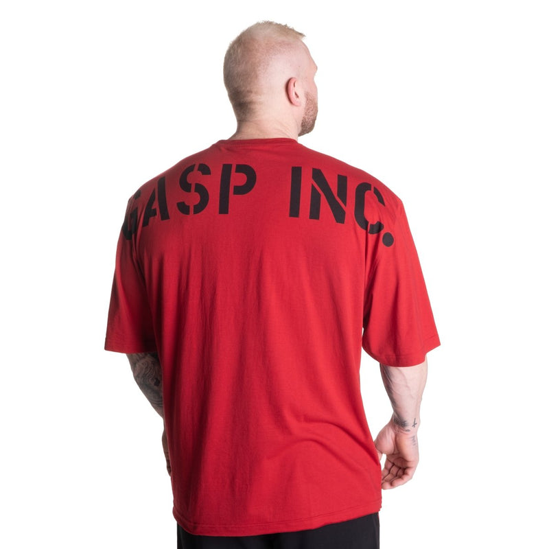 GASP Division Iron Tee Chilli Red