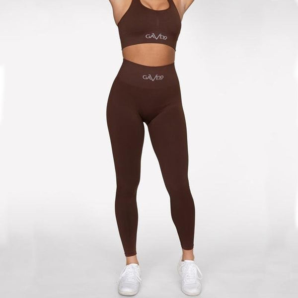 Gavelo Seamless Booster Leggings- Chicory Coffee - XS - Leggings at MySupplementShop by Gavelo