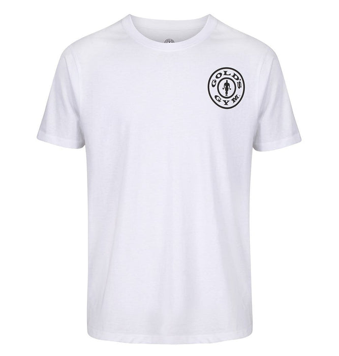 Golds Gym Basic T-Shirt - White/Black