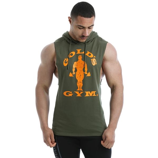 Gold's Gym Drop Armhole Sweat - Army Green