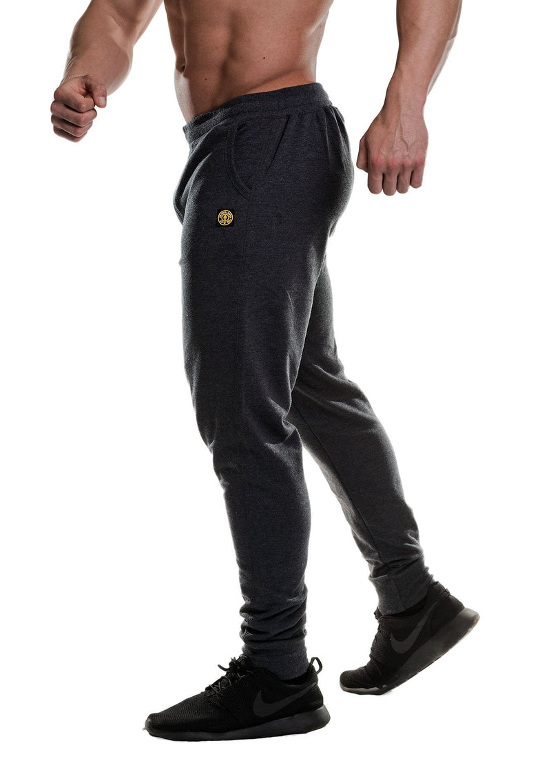 Gold's Gym Fitted Jog Pants Charcoal Marl