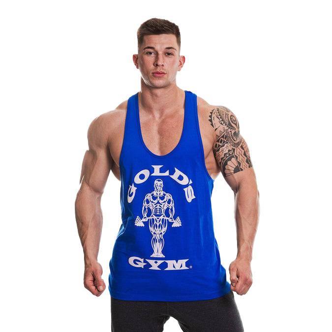 Golds Gym Stringer Joe Premium Weste L Königsblau