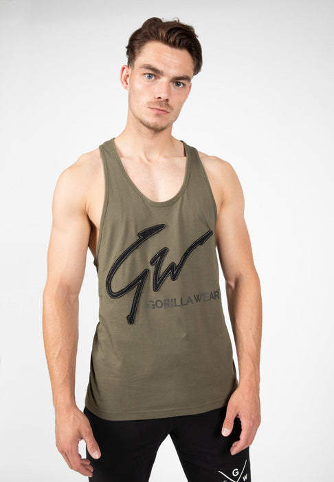 Gorilla Wear Evansville Tank Top - Army Green - XXXXL - Tank Top at MySupplementShop by Gorilla Wear