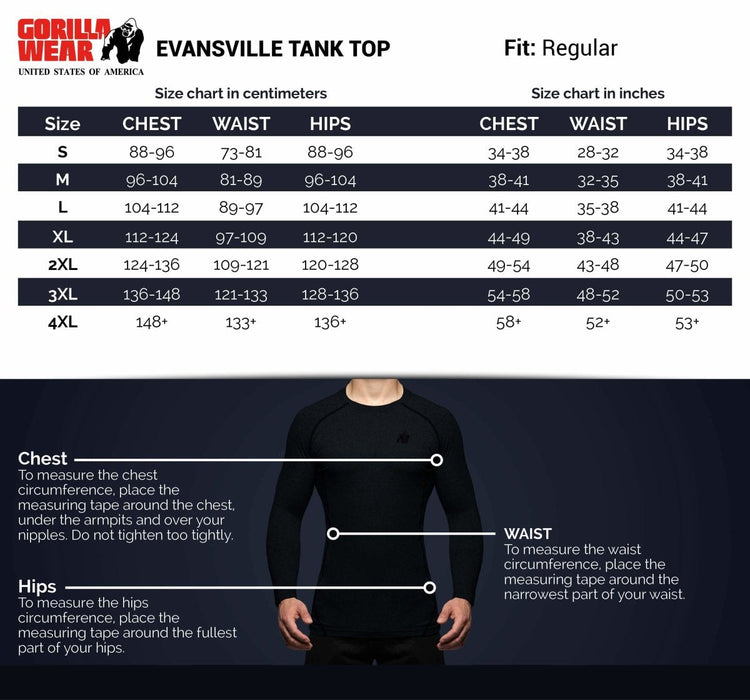 Gorilla Wear Evansville Tank Top - Black