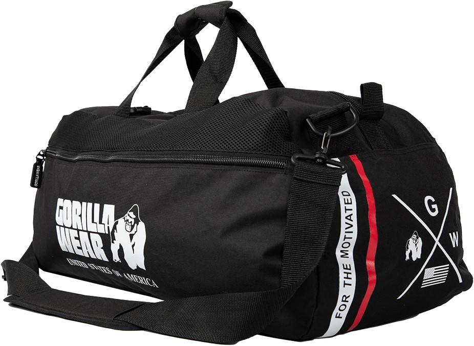 Gorilla Wear Norris Hybrid Gym Bag/Backpack - Black - Bag/Backpack at MySupplementShop by Gorilla Wear