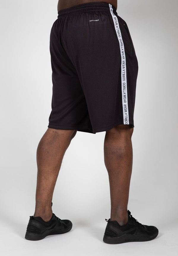 Gorilla Wear Reydon Mesh Shorts 2.0 - Black - Large - Shorts at MySupplementShop by Gorilla Wear