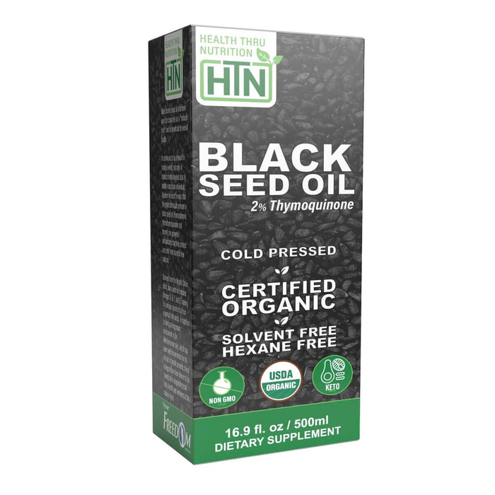 Health Thru Nutrition Black Seed Oil 500ml - Nutritional Supplement at MySupplementShop by Health Thru Nutrition