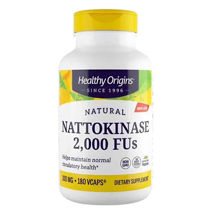 Healthy Origins Nattokinase 2000 FUs 180 Veg Capsules