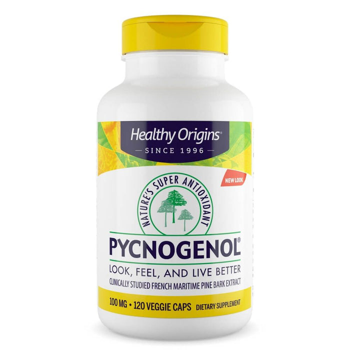 Healthy Origins Pycnogenol 100 mg 120 Veggie Capsules - Skin Care at MySupplementShop by Healthy Origins