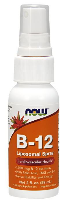 NOW Foods Vitamin B-12, Liposomal Spray - 59 ml.