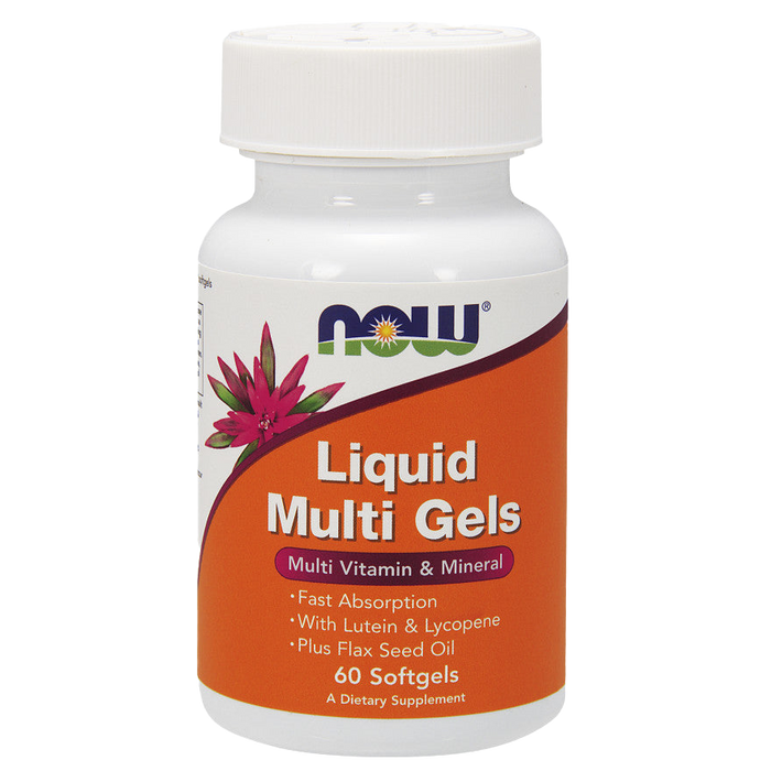 NOW Foods Liquid Multi Gels – 60 Kapseln