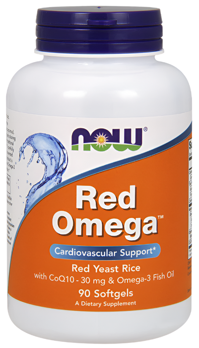 NOW Foods Red Omega (Roter Hefereis) – 90 Kapseln