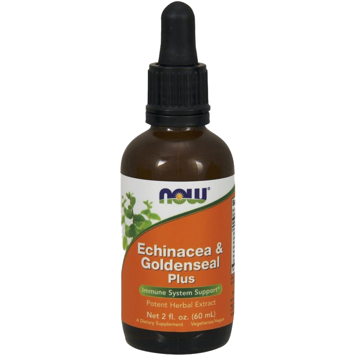 NOW Foods Echinacea & Goldenseal Plus - 60 ml.