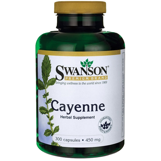 Swanson Cayenne, 450mg - 300 caps