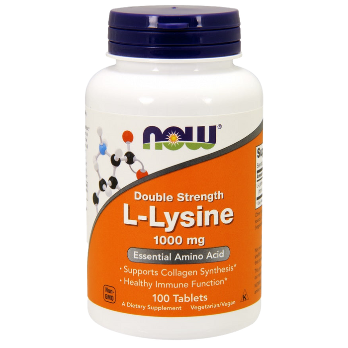 NOW Foods L-Lysin, 1000 mg – 100 Tabletten