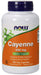 NOW Foods Cayenne, 500mg - 100 vcaps | High-Quality Health and Wellbeing | MySupplementShop.co.uk