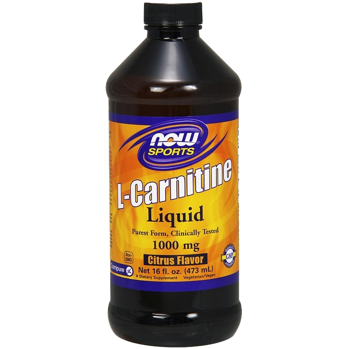 NOW Foods L-Carnitin-Flüssigkeit, 1000 mg Tropical Punch – 473 ml.