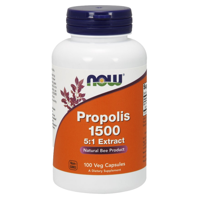 NOW Foods Propolis 5:1 Extract, 1500mg - 100 vcaps