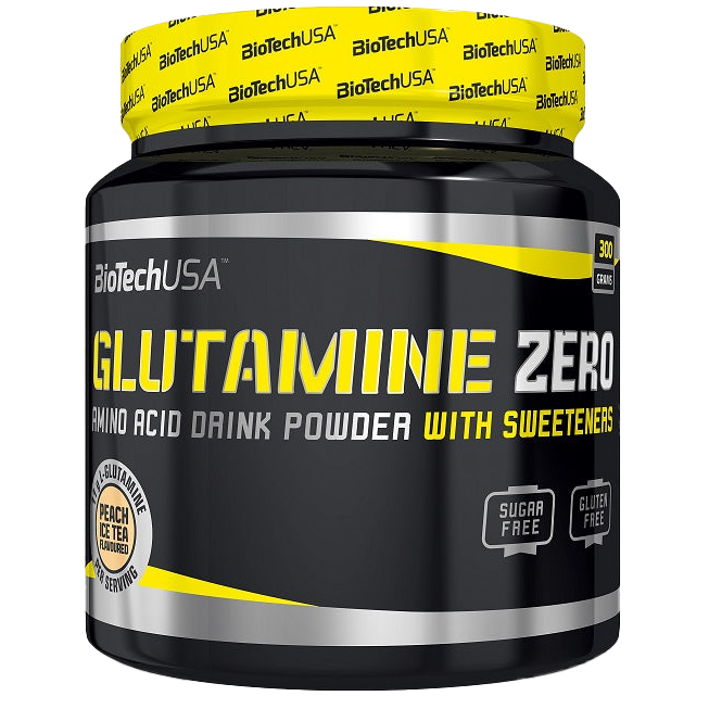 BioTechUSA Glutamine Zero, Zitrone – 300 Gramm