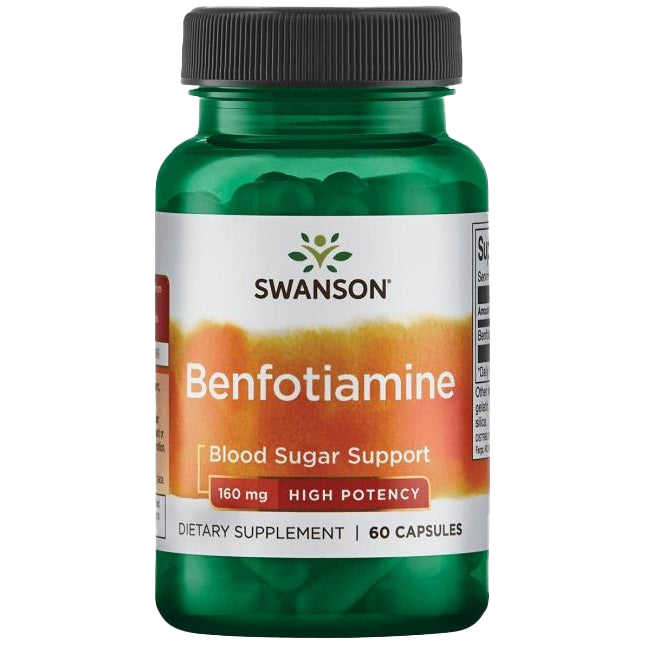 Swanson Benfotiamin, 160 mg – 60 Kapseln