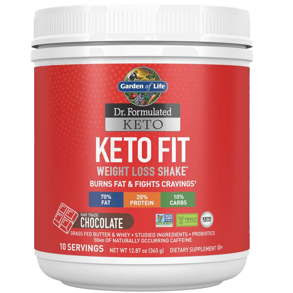 Garden of Life Dr. Formulated Keto Fit, Schokolade – 365 g