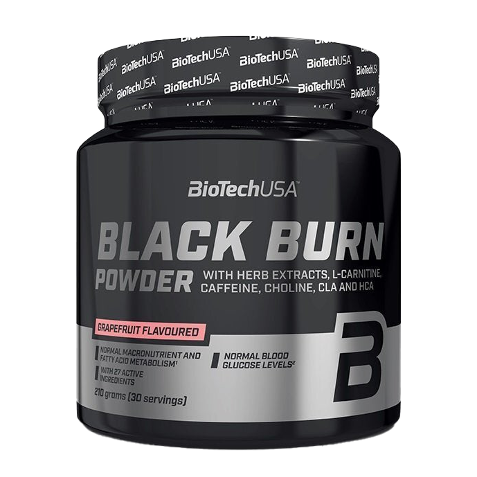 BioTechUSA Black Burn Powder, Grapefruit - 210 grams