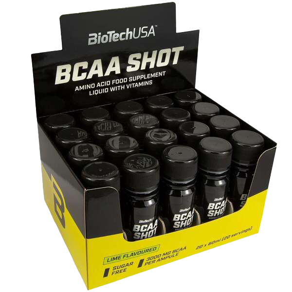 BioTechUSA BCAA Shot, Lime - 20 x 60 ml.