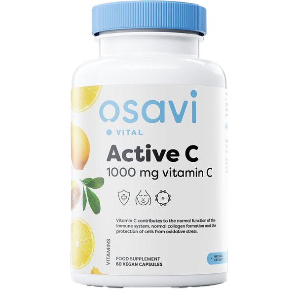 Osavi Active C, 1000mg Vitamin C - 60 vegan caps