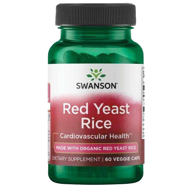 Swanson Red Yeast Rice, 600 mg – 60 Kapseln