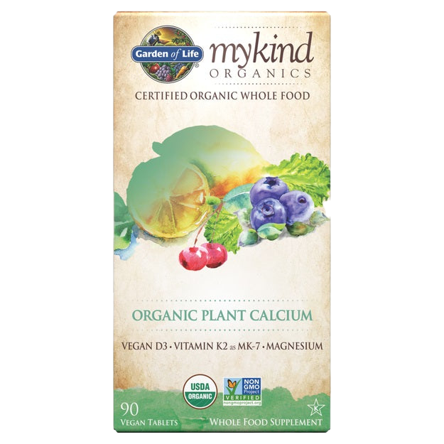 Garden of Life Mykind Organics Plant Calcium – 90 vegane Tabletten