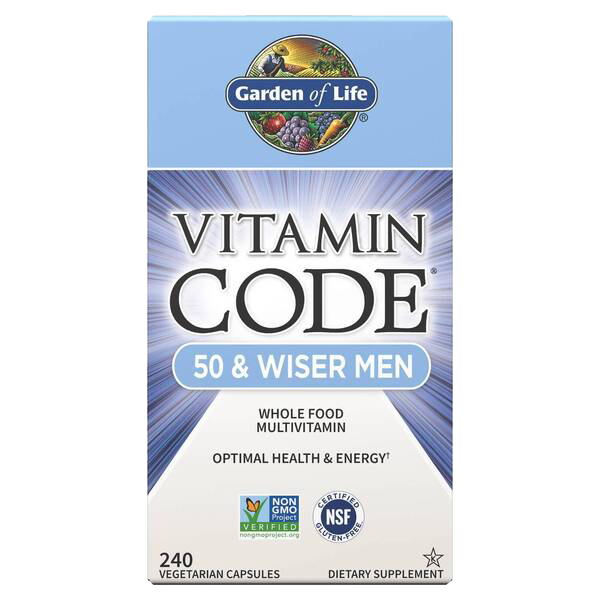 Garden of Life Vitamin Code 50 &amp; Wiser Men – 240 Kapseln