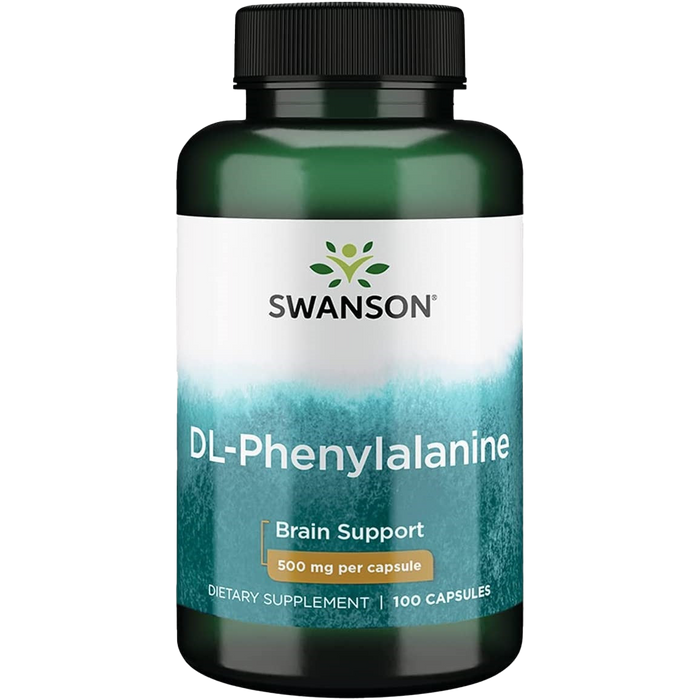 Swanson DL-Phenylalanin, 500 mg – 100 Kapseln