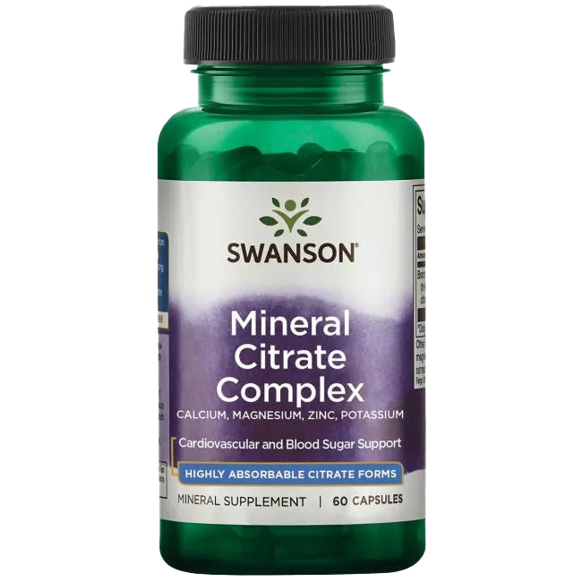 Swanson Mineral Citrate Complex – 60 Kapseln