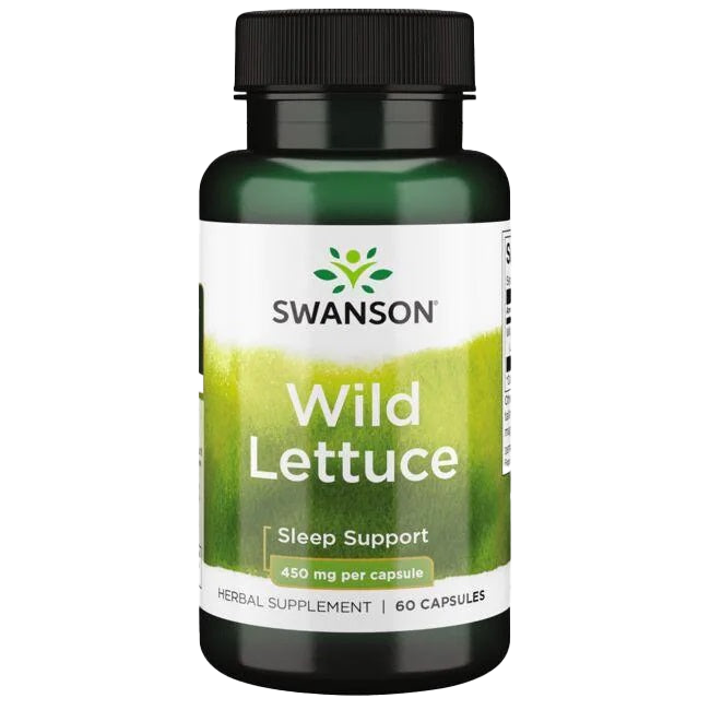 Swanson Wild Lettuce, 450mg - 60 caps