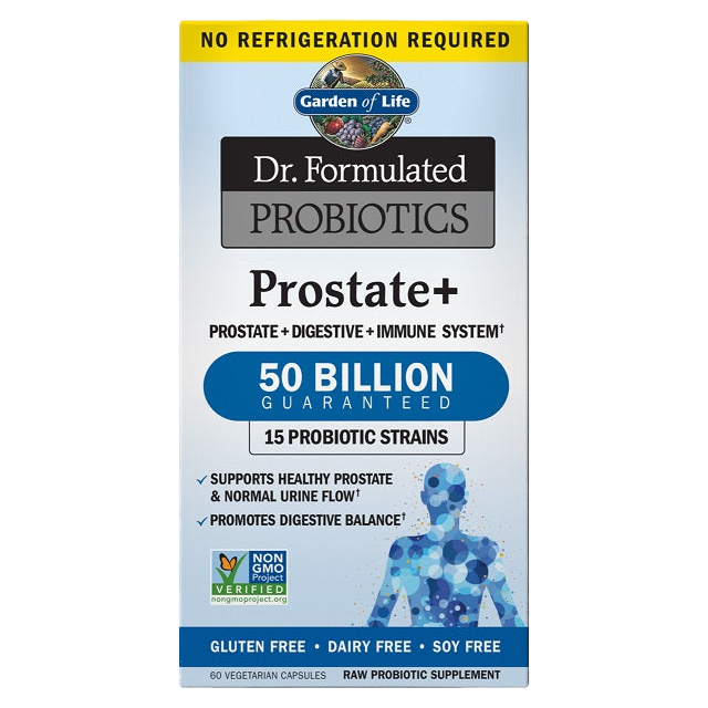 Garden of Life Dr. Formulated Probiotics Prostate+ - 60 vcaps