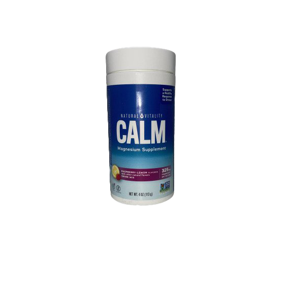 Natural Vitality Calm Magnesium Powder Raspberry Lemon  113g