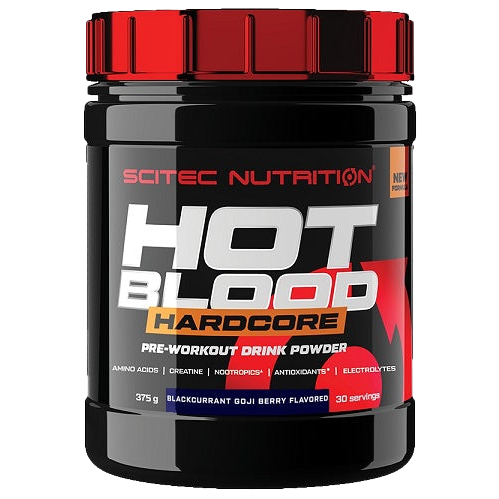 SciTec Hot Blood Hardcore Blackcurrant Goji Berry  375g