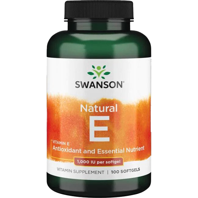 Swanson Vitamin E 1000 IU  100 softgels