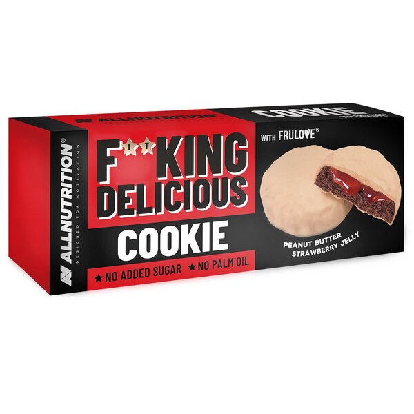 Allnutrition Fitking Delicious Cookie Peanut Butter Strawberry Jelly 128g: Guilt-Free Indulgence | Premium Health Personal Care at MYSUPPLEMENTSHOP