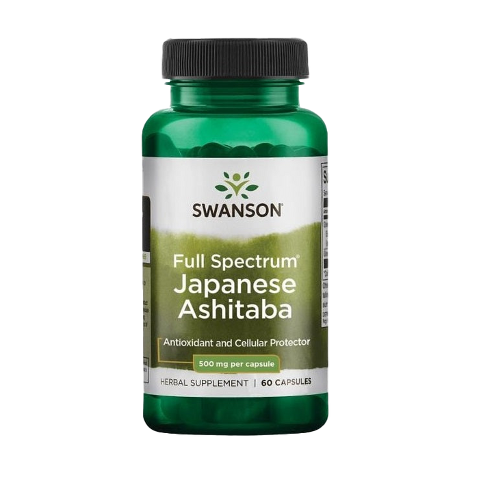 Swanson Full Spectrum Japanese Ashitaba, 500mg 60 caps