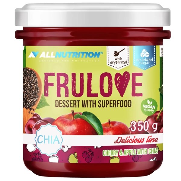Allnutrition Frulove Dessert with Superfood, Cherry & Apple with Chia 350g