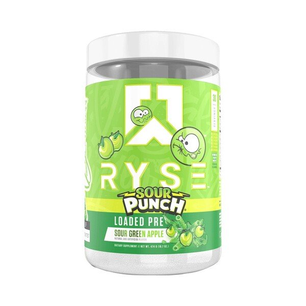 Loaded Pre, Sour Green Apple - 474g - Default Title - Pre & Post Workout at MySupplementShop by RYSE